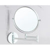 Double Sided Wall Mount 3X Magnifying Cosmetic Shaving Swivel Mirror Matte