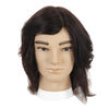 Male Mannequin Head 100% Human Hair Hairdresser Salon Training Practice Head