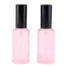 2pcs Empty Glass Pump Spray Bottle for Perfum Toner Amber Atomizer Pink 50ml