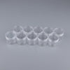 10x Empty Round Clear Makeup Jar Pot Powder Travel Cream Cosmetic Container 20g