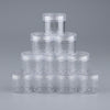 10x Empty Round Clear Makeup Jar Pot Powder Travel Cream Cosmetic Container 20g