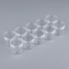 10x Empty Round Clear Makeup Jar Pot Powder Travel Cream Cosmetic Container 20g