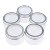 5pcs Makeup Pot Empty Cosmetic Jars  Lotion Cream Gel Containers Clear 100ml