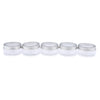 5pcs Makeup Pot Empty Cosmetic Jars  Lotion Cream Gel Containers Clear 120ml