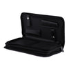 PU Leather Hair Scissors Shears Case Hairdressing Tool Pouch Bag Black