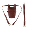 Hairdressing Barber Scissors Shears Combs Clips Holder Pouch Waist Bag Brown