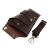 PU Leather Hair Scissors Combs Clips Bag Hairdressing Barber Tools Holster Coffee