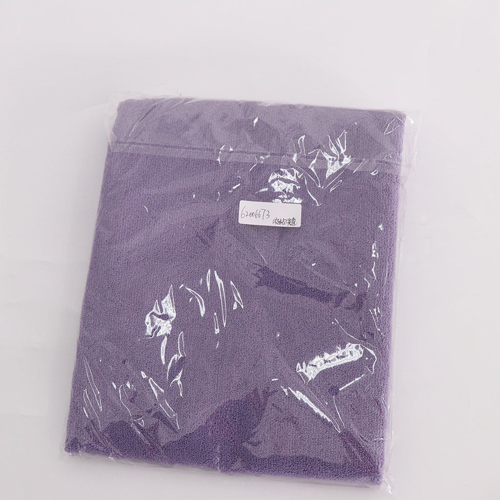 Waterproof  Adult Terry Cloth Mealtime Bib Disability Apron Washable Purple