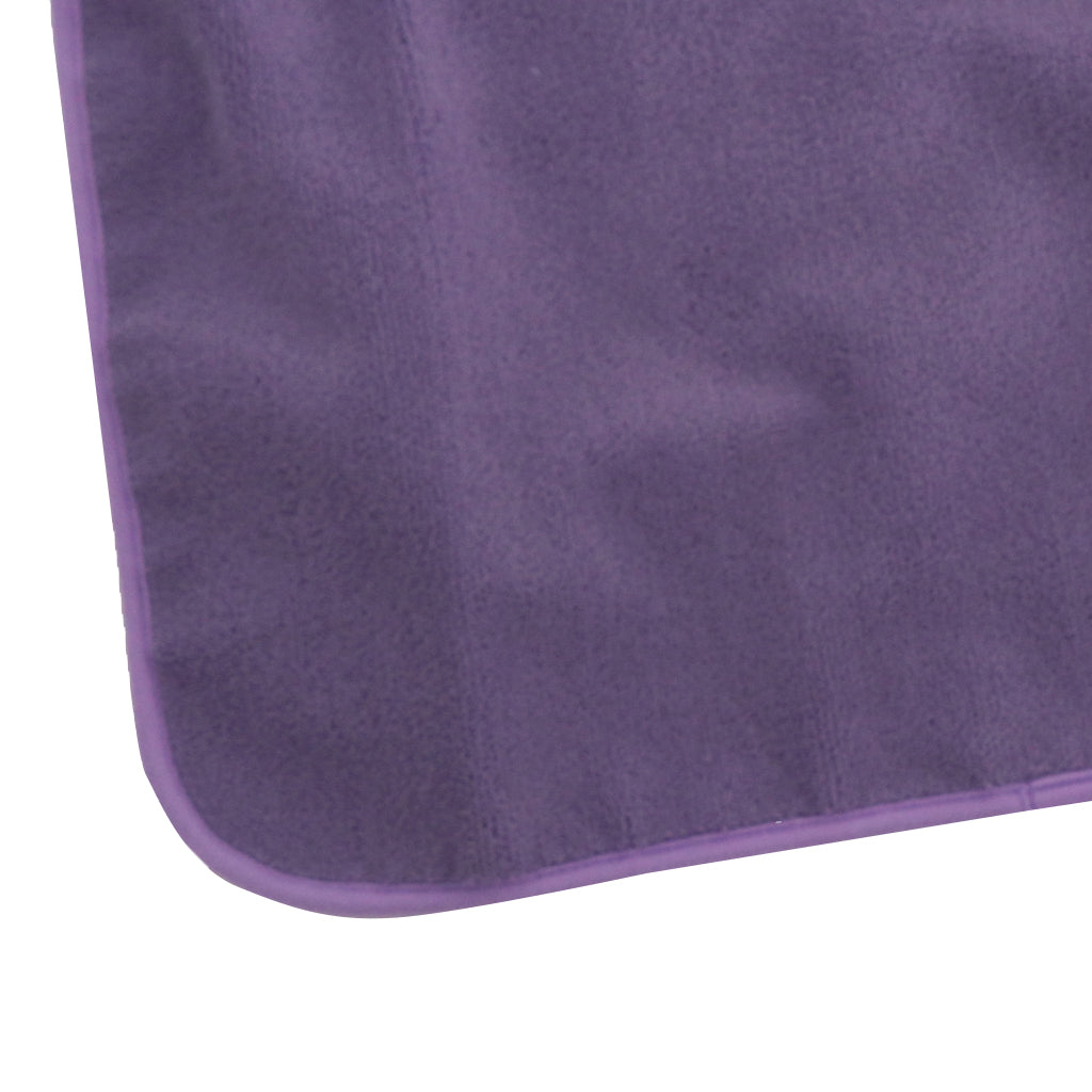 Waterproof  Adult Terry Cloth Mealtime Bib Disability Apron Washable Purple