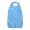 Waterproof  Adult Terry Cloth Mealtime Bib Disability Apron Washable Blue