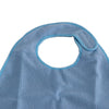 Waterproof  Adult Terry Cloth Mealtime Bib Disability Apron Washable Blue