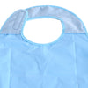 Waterproof  Adult Terry Cloth Mealtime Bib Disability Apron Washable Blue