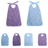 Adult Elders Bibs Waterproof Mealtime Protector Disability Aid Apron Purple