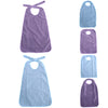 Adult Elders Bibs Waterproof Mealtime Protector Disability Aid Apron Purple