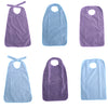 Adult Elders Bibs Waterproof Mealtime Protector Disability Aid Apron Purple