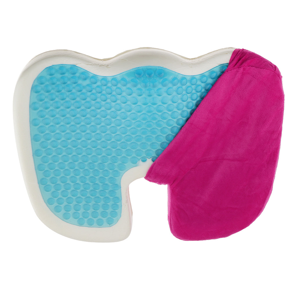 Coccyx Orthopedic Memory Foam Seat Cool Gel Cushion Chair Pad