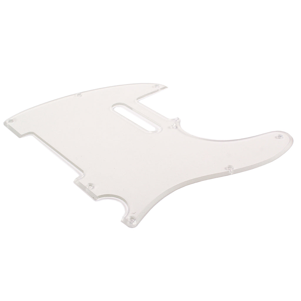 1Ply PVC Guitar Pickguard Scratch Plate 8 Holes for TELE Style Guitar Parts