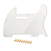 1Ply PVC Guitar Pickguard Scratch Plate 8 Holes for TELE Style Guitar Parts