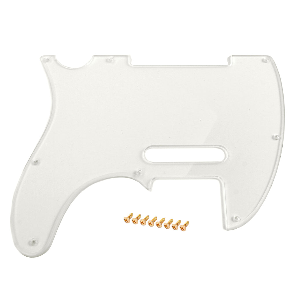 1Ply PVC Guitar Pickguard Scratch Plate 8 Holes for TELE Style Guitar Parts