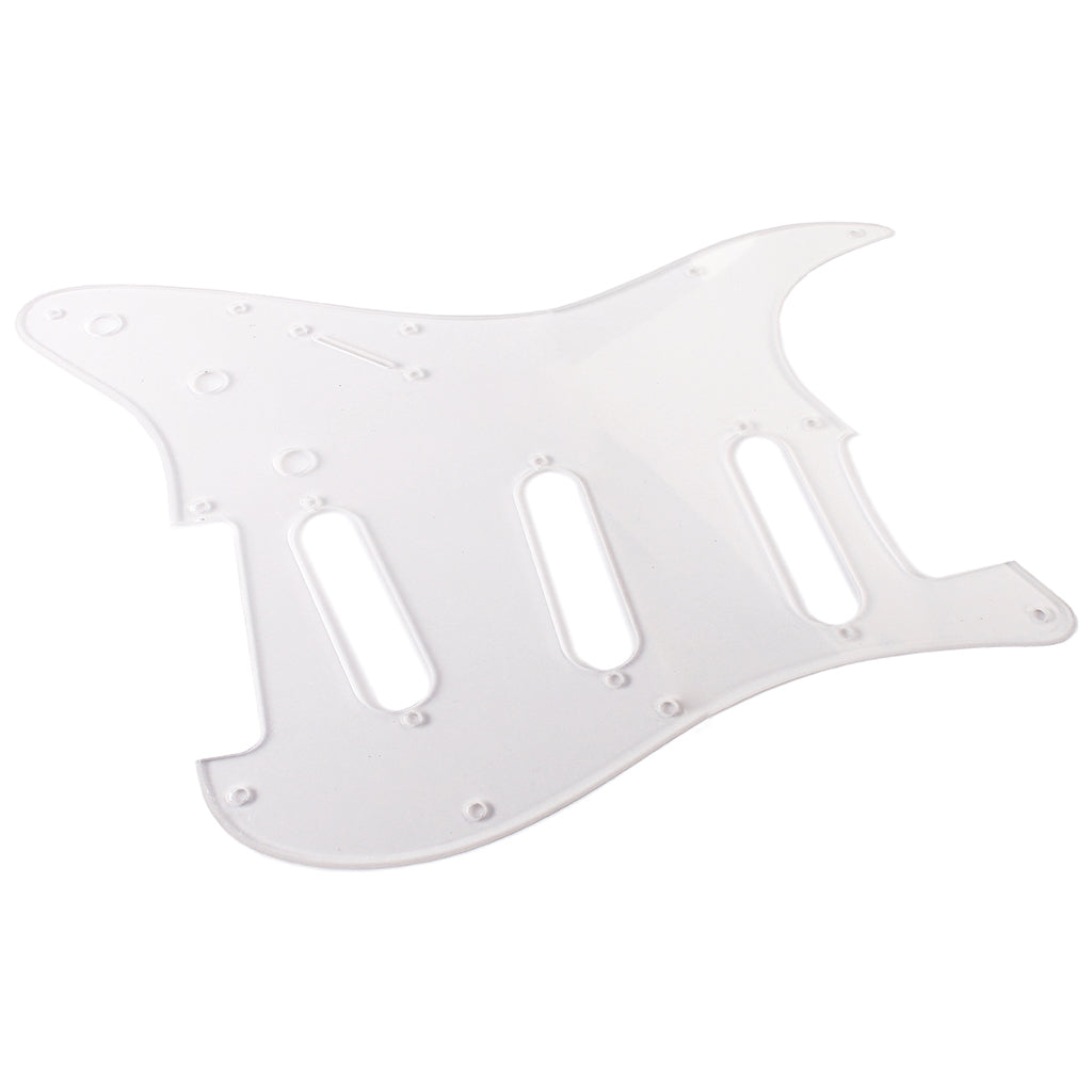 1Ply PVC Guitar Pickguard Scratch Plate 11 Holes for ST Style Guitar Parts