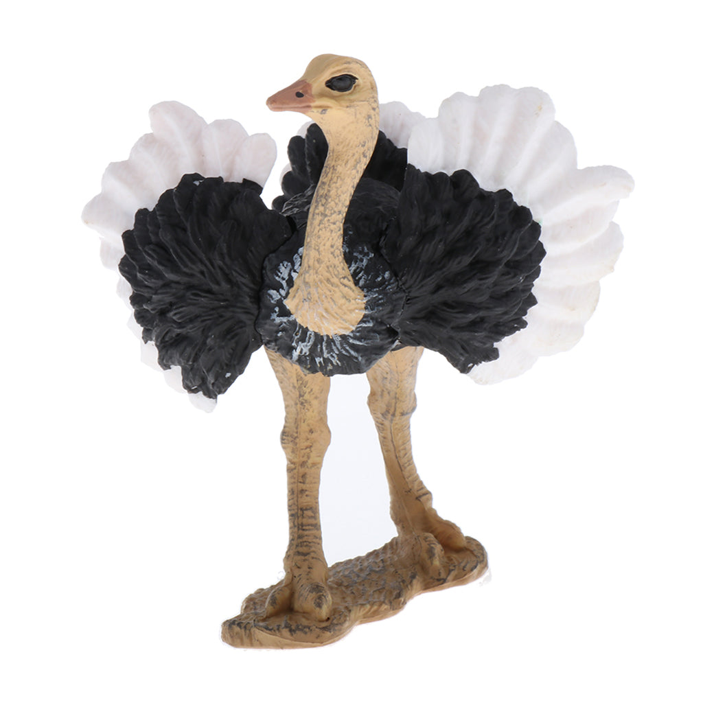 Simulation Multi Animal Model Figurine Educational Toy Home Decor Ostrich