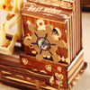 Wooden House Windmill Sailboat Pen Holder Music Box Gift for Children Kids