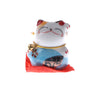 5pcs Waving Hand Fortune Cat Animal Statue Figure Toy Home Decoration #C