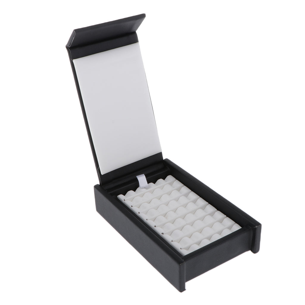 Diamond Display Tray Stone Storage Case Gemstone Organizer w/Magnet Cover  3