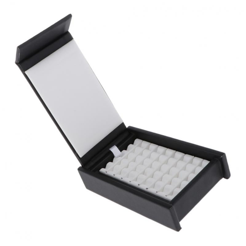 Diamond Display Tray Stone Storage Case Gemstone Organizer w/Magnet Cover  3