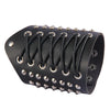 Cross rope twisted nail wrist band Black