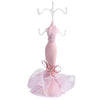 Elegant Evening Dress Lady Mannequin Hook Jewelry Organizer Display Showcase Pink 1