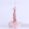 Elegant Evening Dress Lady Mannequin Hook Jewelry Organizer Display Showcase Pink 1