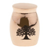 Stainless Steel Cremation Urn Ash Memorial Jar Tree of Life