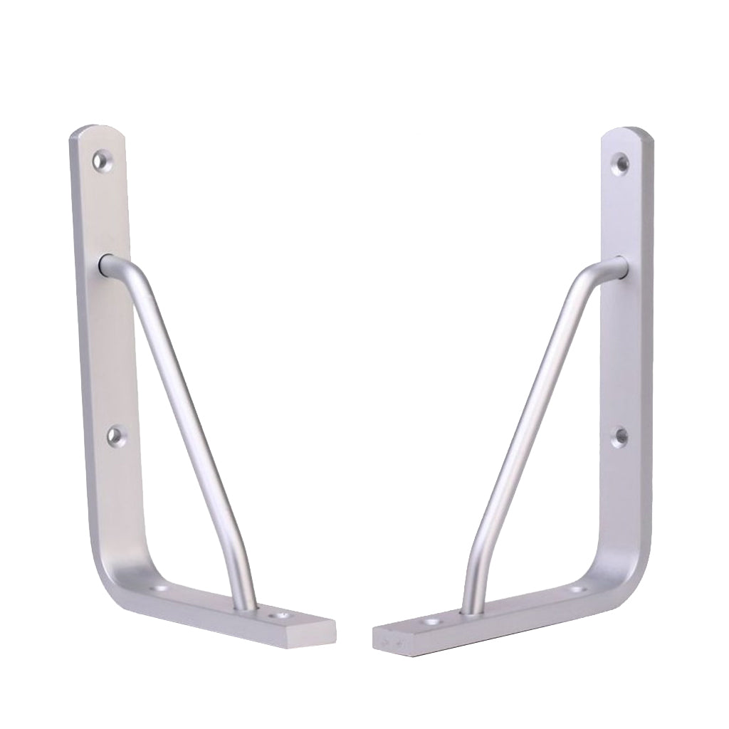 2Pcs Wall Shelf Bracket Heavy Duty Supporter L Shaped Angle Bracket 8 inch