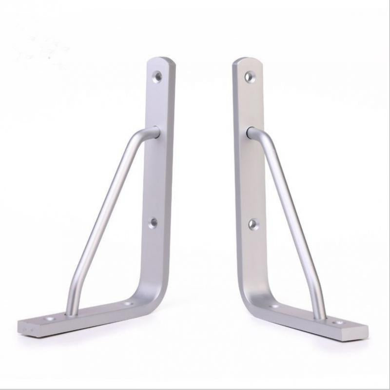 2Pcs Wall Shelf Bracket Heavy Duty Supporter L Shaped Angle Bracket 8 inch