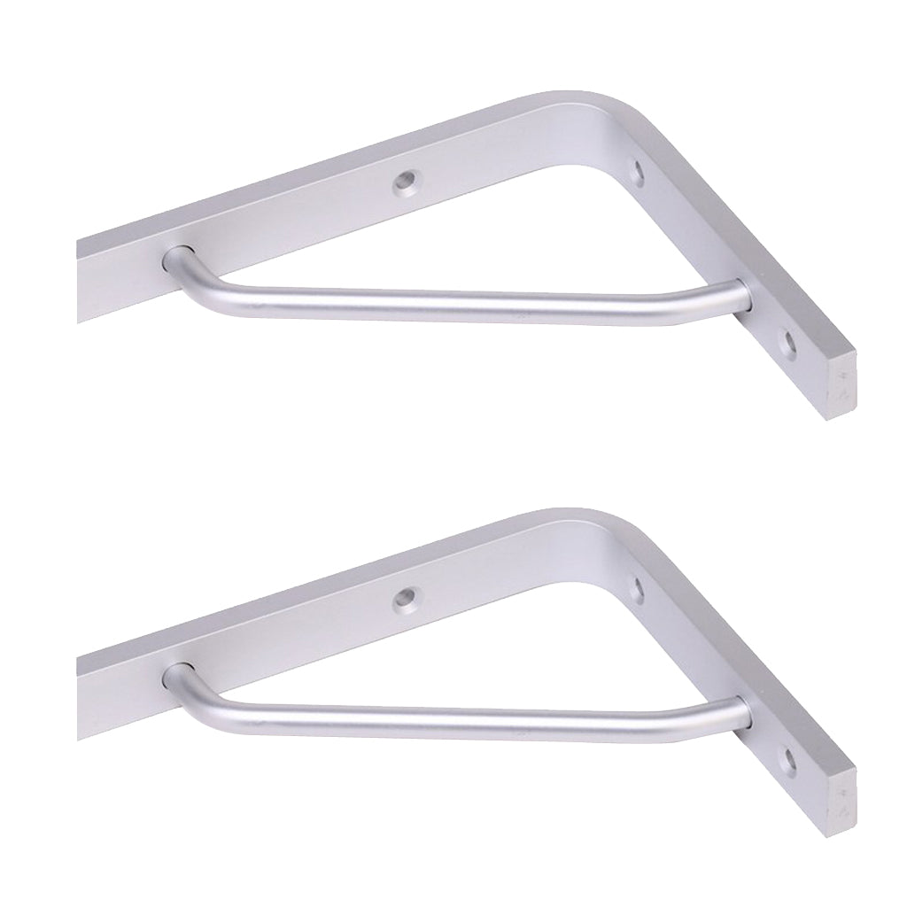 2Pcs Wall Shelf Bracket Heavy Duty Supporter L Shaped Angle Bracket 8 inch