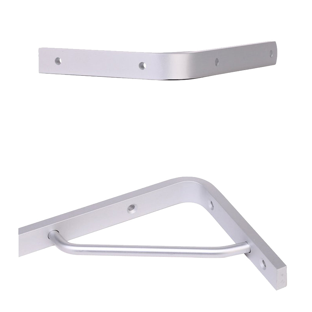 2Pcs Wall Shelf Bracket Heavy Duty Supporter L Shaped Angle Bracket 8 inch