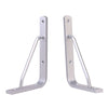 2Pcs Wall Shelf Bracket Heavy Duty Supporter L Shaped Angle Bracket 8 inch