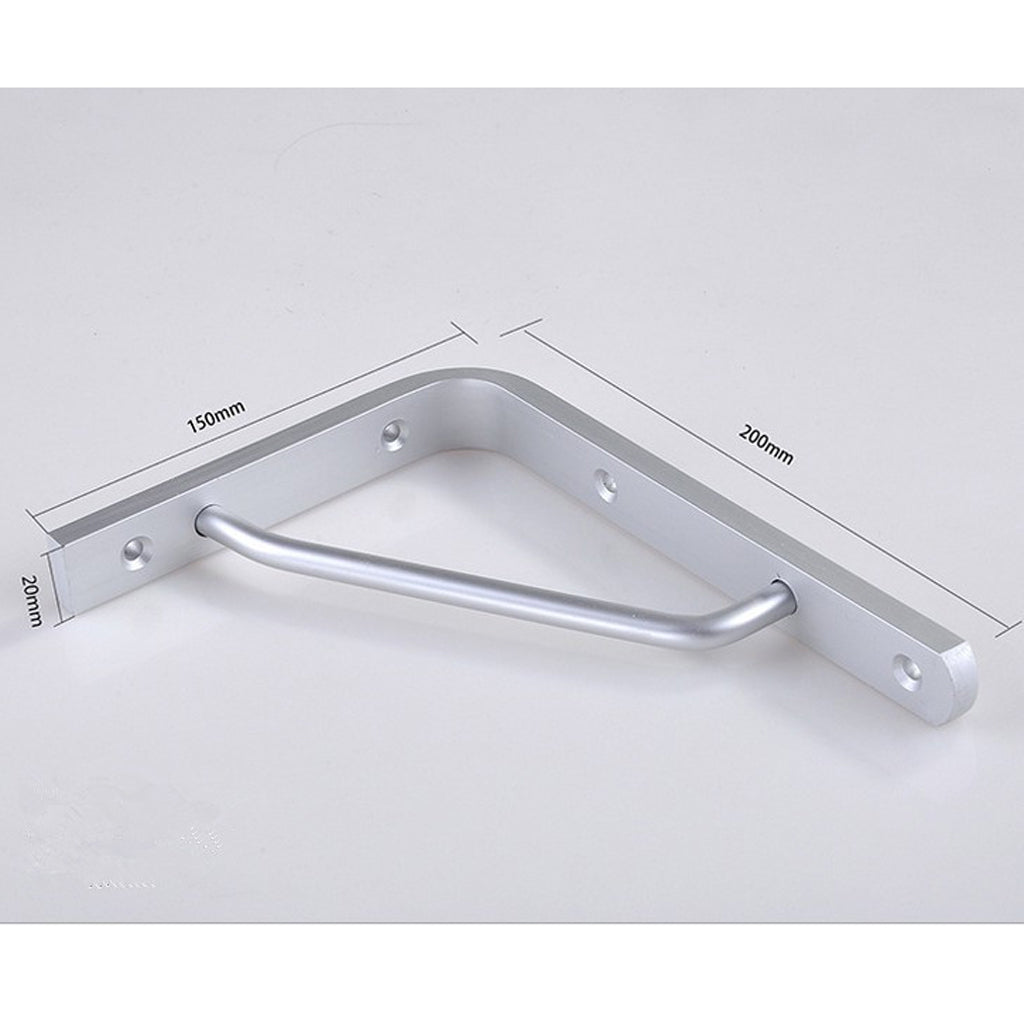 2Pcs Wall Shelf Bracket Heavy Duty Supporter L Shaped Angle Bracket 8 inch