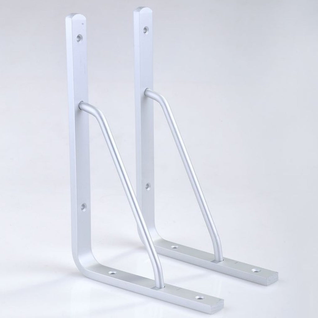 2Pcs Wall Shelf Bracket Heavy Duty Supporter L Shaped Angle Bracket 6 inch