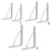 2Pcs Wall Shelf Bracket Heavy Duty Supporter L Shaped Angle Bracket 6 inch