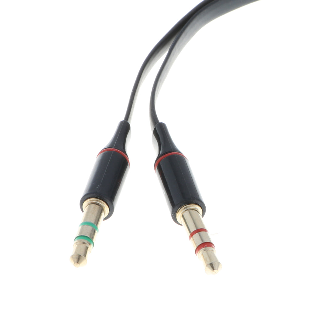 Headphone Mic Y Splitter Cable Audio Microphone 3.5mm Jack For PC