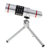 Phone Lens 18X Zoom HD Telephoto Lens with Tripod for Phones silver