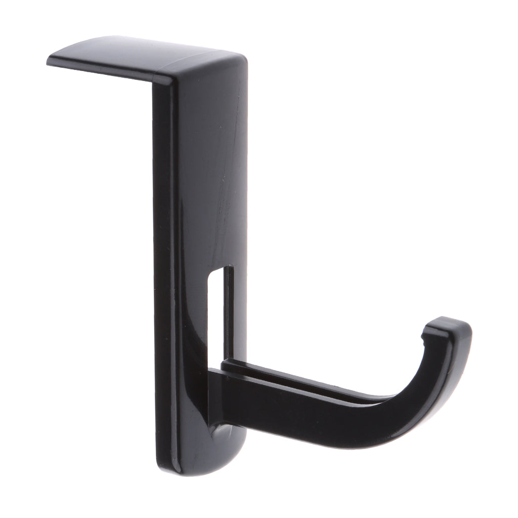 Headphone Headset Hanger Holder Wall PC Monitor Stand Hook Sticky Black