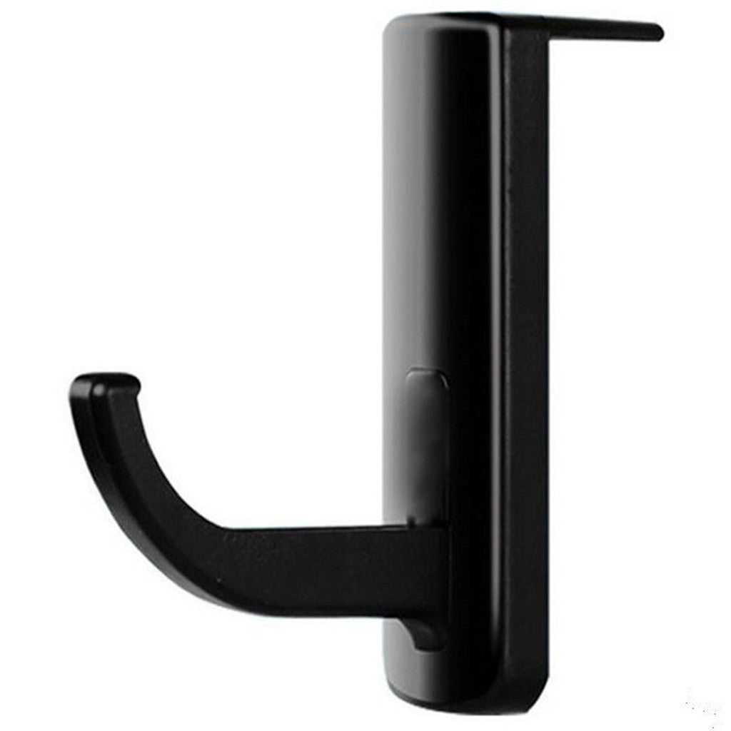 Headphone Headset Hanger Holder Wall PC Monitor Stand Hook Sticky Black