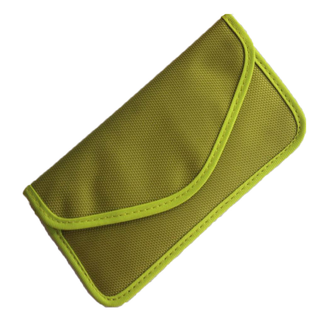 Cell Phone Anti-Tracking Anti-Spying GPS RFID Signal Blocker Pouch Bag Green