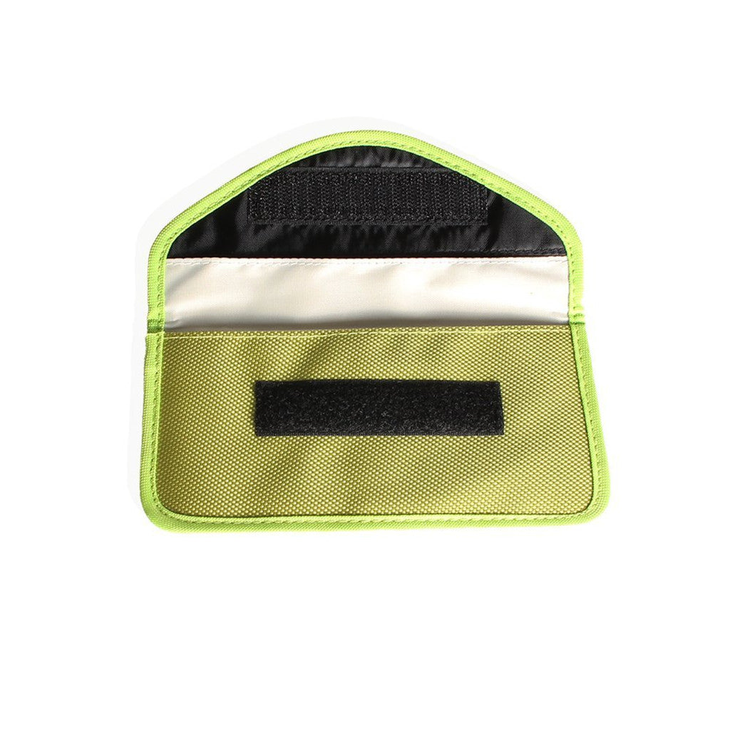 Cell Phone Anti-Tracking Anti-Spying GPS RFID Signal Blocker Pouch Bag Green