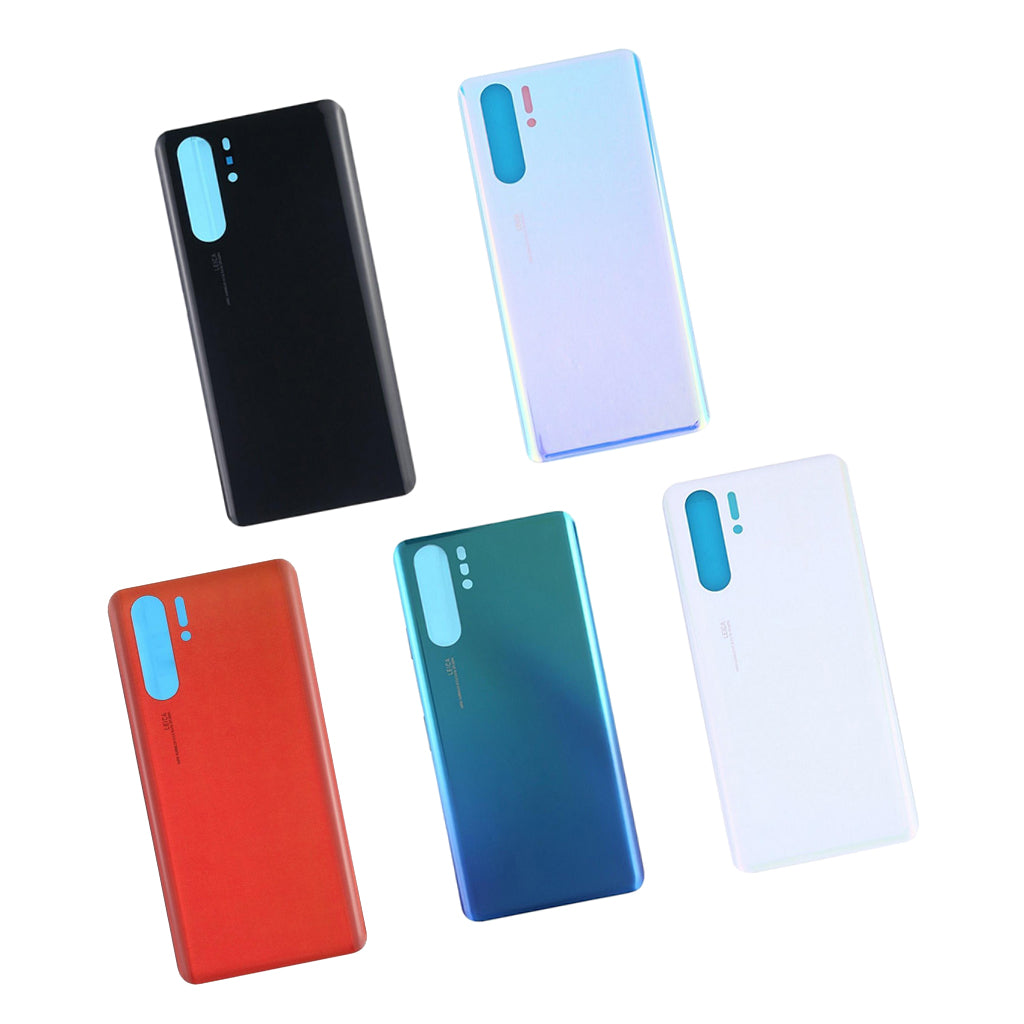 Back Battery Cover Rear Glass Door Housing Case for Huawei P30Pro Black