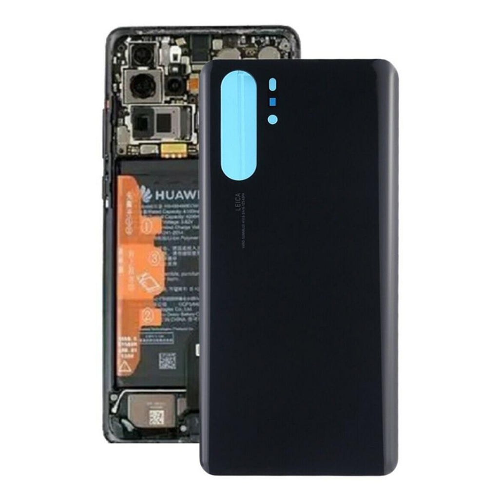 Back Battery Cover Rear Glass Door Housing Case for Huawei P30Pro Black