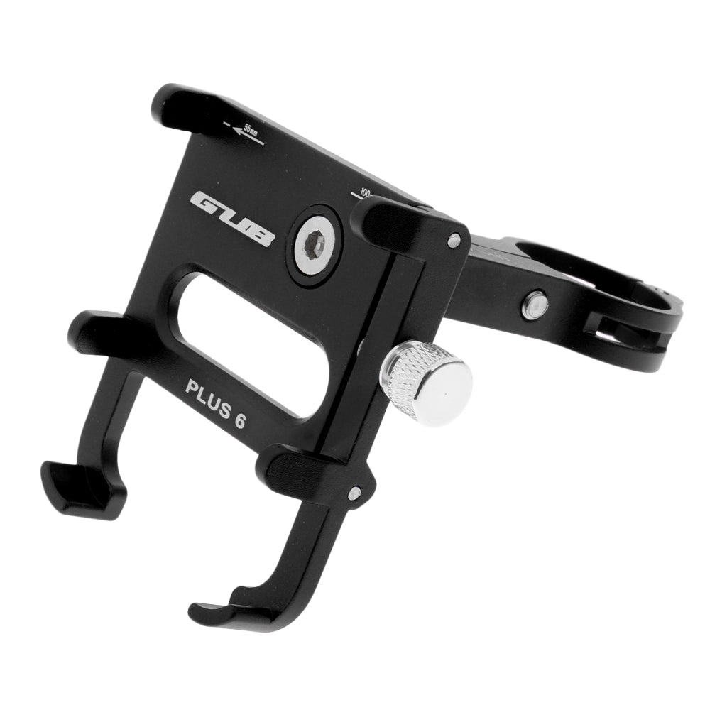 360 Rotation Mobile Phone Holder Bike Handlebar Mount Adjustable Black